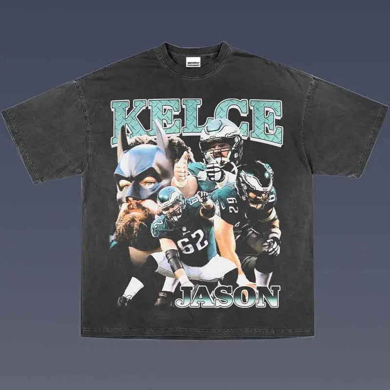 KELCE JASON 1.0 VINTAGE TEE | AMERICAN FOOTBALL | GIFT FOR FAN Hoodie, Sweatshirt | ZylaModa.com
