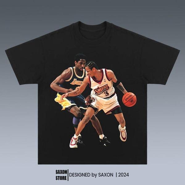 KOBE VS ALLEN IVERSON GRAPHIC TEE | VINTAGE GRAPHIC T-SHIRT SWEATSHIRT HOODIE | SPORT TEE | GIFT FOR FAN V1 | ZylaModa.com