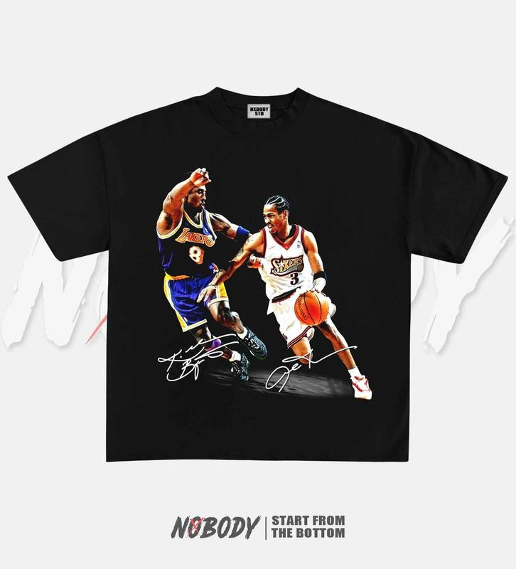KOBE VS IVERSON GRAPHIC TEE | VINTAGE GRAPHIC T-SHIRT SWEATSHIRT HOODIE | SPORT TEE | GIFT FOR FAN 1.0 | ZylaModa.com