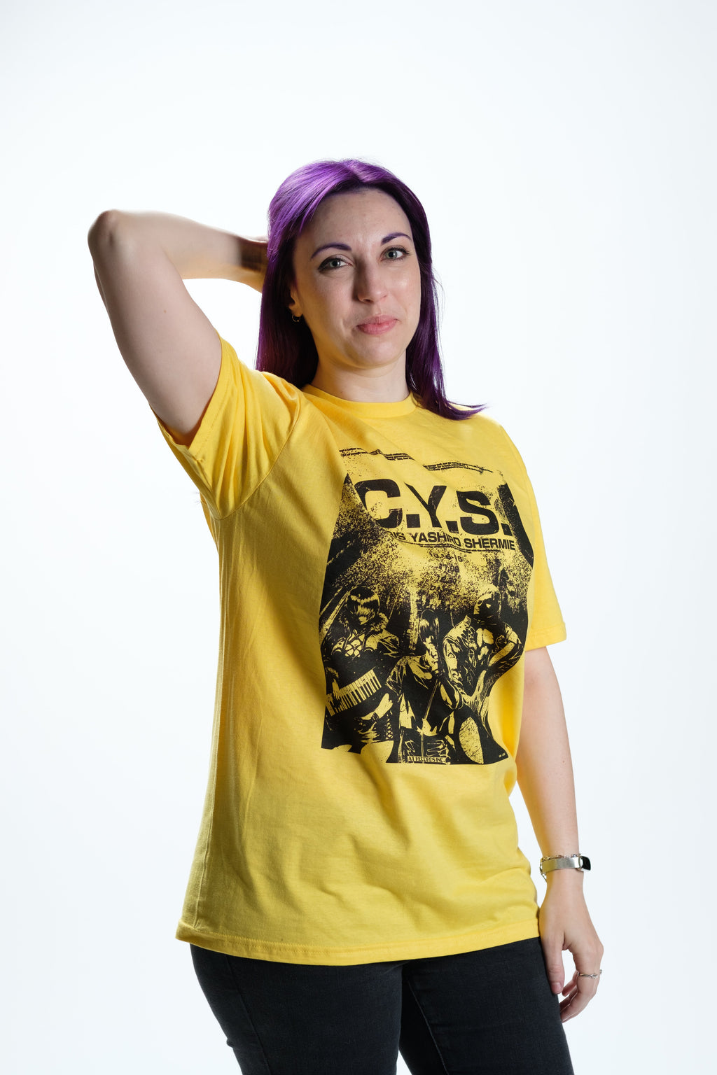 THE KING OF FIGHTERS - 'Team C.Y.S. Flyer' T-Shirt - Yellow Hoodie, Sweatshirt | ZylaModa.com (Image 2)
