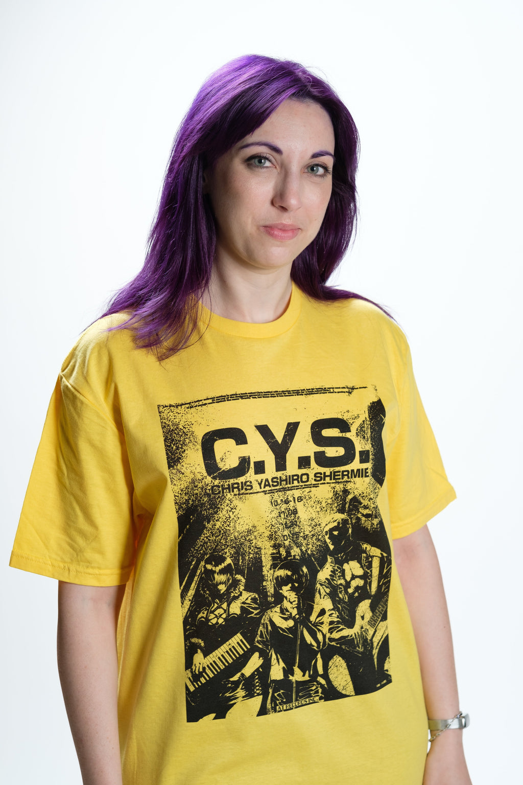 THE KING OF FIGHTERS - 'Team C.Y.S. Flyer' T-Shirt - Yellow Hoodie, Sweatshirt | ZylaModa.com (Image 1)
