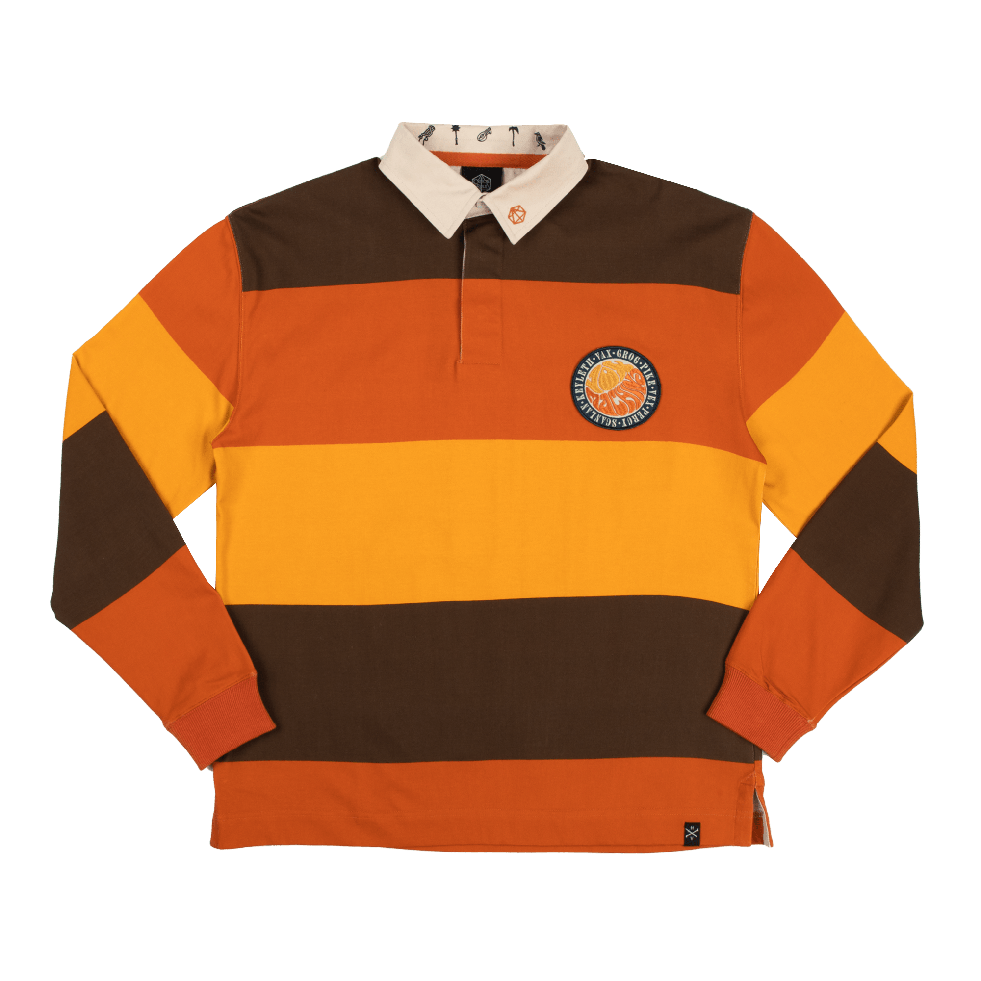 Vox Machina Striped Rugby Shirt Hoodie, Sweatshirt | ZylaModa.com (Image 1)