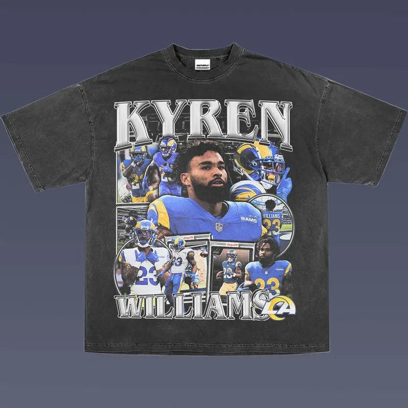 KYREN WILLIAMS 1.0 VINTAGE TEE | AMERICAN FOOTBALL | GIFT FOR FAN Hoodie, Sweatshirt | ZylaModa.com