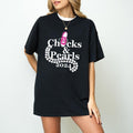 Kamala Harris Chucks & Pearls 2024 Election T-Shirt, Kamala Fashion Tee, Kamala Harris President 2024 Shirt, Women Power,...