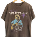 Keith Whitley Purple Guitar T-Shirt Retro Country Music Graphic Tee Classic Shirt Gift for Fans Hoodie, Sweatshirt