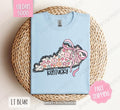 Kentucky Gildan T-shirt, Cute Kentucky State Shirt, Kentucky Floral Bow Tee Hoodie, Sweatshirt | ZylaModa.com