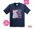 Kids Christmas Shirt - Just A Girl Who Loves Christmas Children's Tshirt