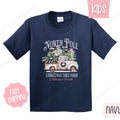 Kids Christmas Shirt - North Pole Christmas Tree Farm Childrens Tshirt
