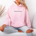 Kinda Care Kinda Don't Embroidered Hoodie Unisex, Kinda Care Hoodie, Quotes Sweater, Kinda Care Kinda Don't Embroidered...