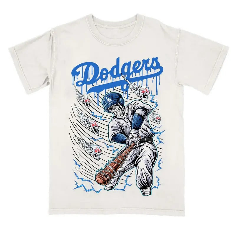 LA DODGER "BLEEDING BLUE Shirt Basketball Vintage Graphic Tee Men Women Streetwear Hoodie, Sweatshirt | ZylaModa.com