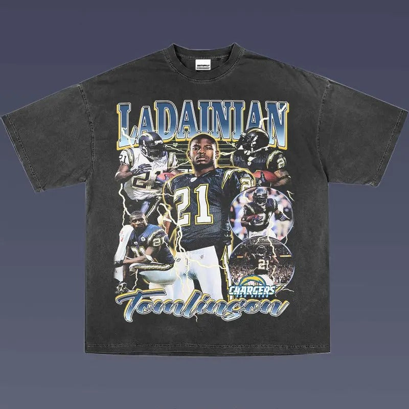 LADAINIAN TOMLINSON 1.0 VINTAGE TEE | AMERICAN FOOTBALL | GIFT FOR FAN Hoodie, Sweatshirt | ZylaModa.com