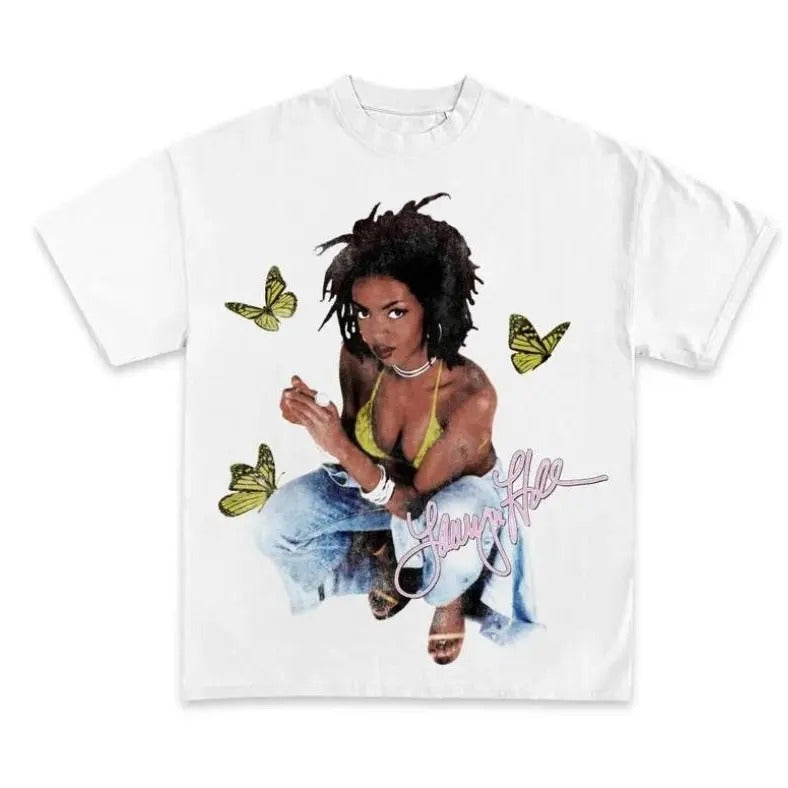 LAURYN HILL T-SHIRT Vintage Rap Tee 90s T-Shirt Unisex Gift For All Fans Hoodie, Sweatshirt | ZylaModa.com