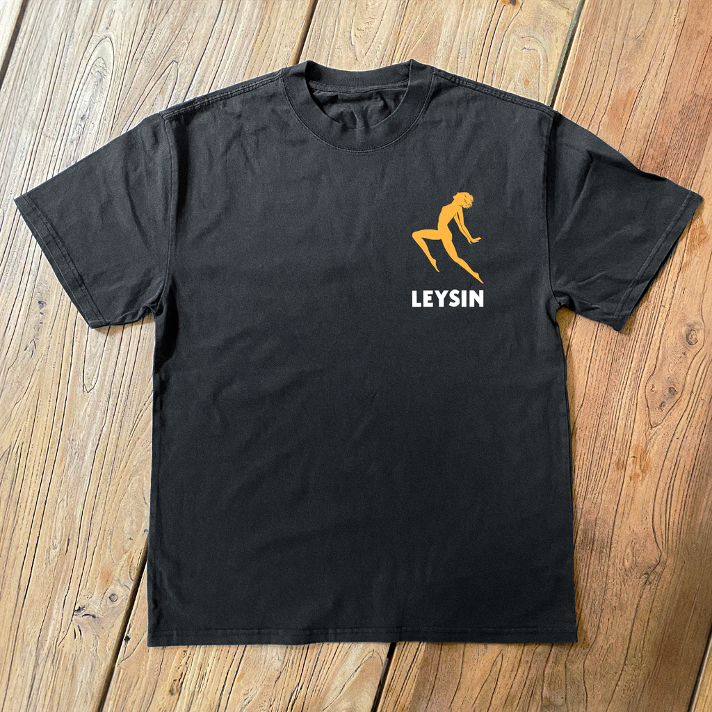 VINTAGE POSTER 'LEYSIN SWITZERLAND' BLACK HEAVYWEIGHT T-SHIRT Hoodie, Sweatshirt | ZylaModa.com (Image 1)