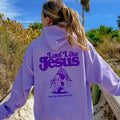LOVE LIKE JESUS CHRISTIAN HOODIE OVERSIZED COMFY CASUAL COTTON HOODIE Comfort Light Womenswear Long Sleeves Minimalist...