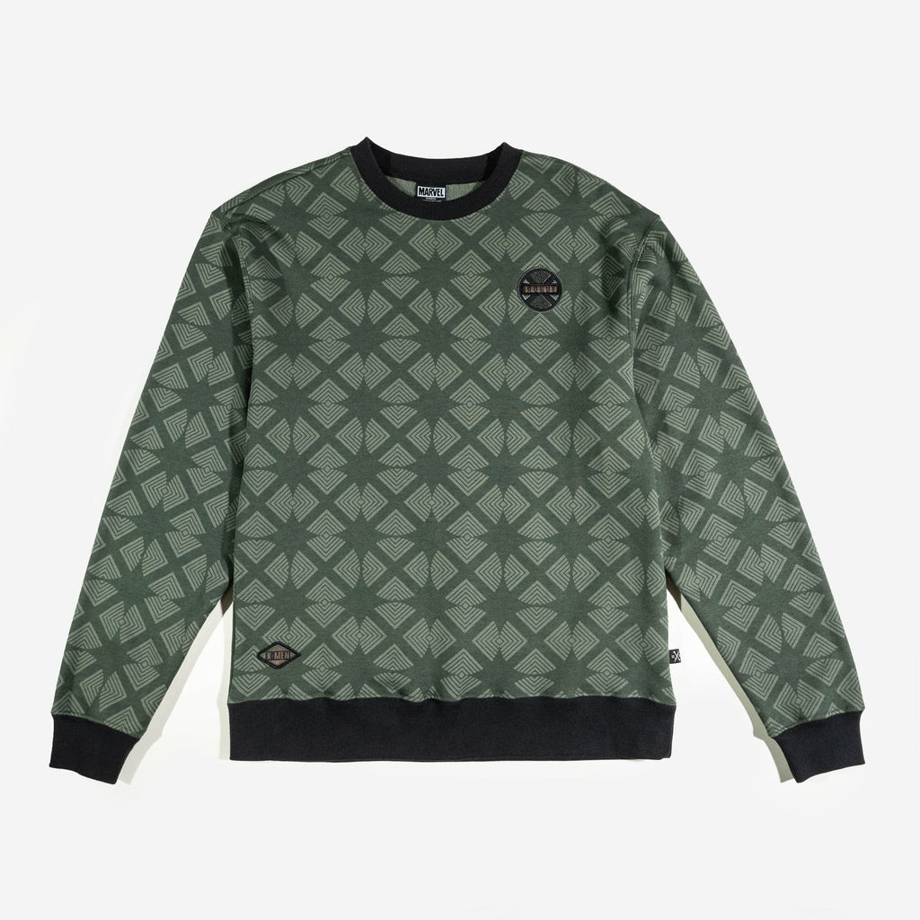 X-Men Rogue Green Crew Sweatshirt T-Shirts, Hoodie | ZylaModa.com (Image 1)