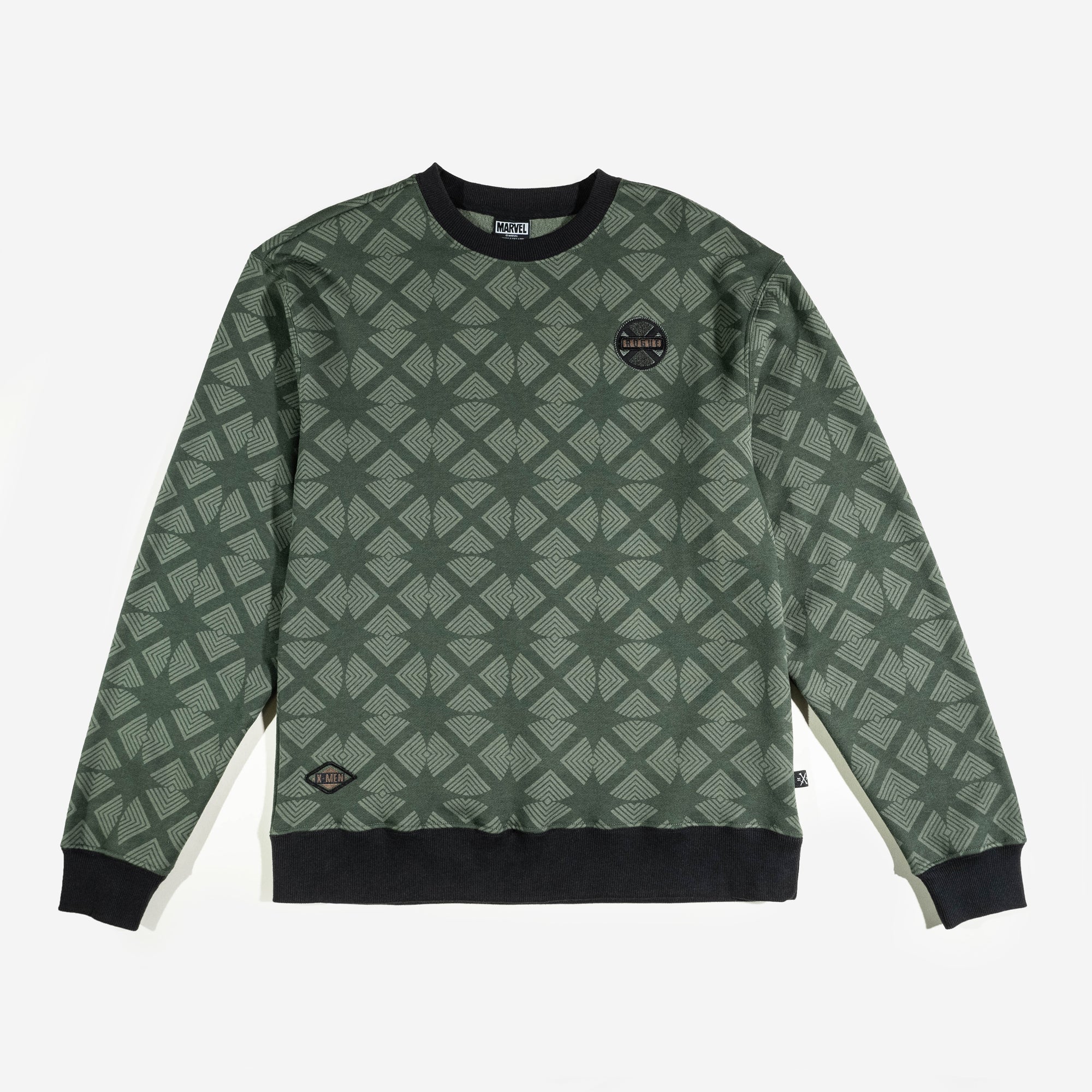 X-Men Rogue Green Crew Sweatshirt T-Shirts, Hoodie | ZylaModa.com (Image 1)
