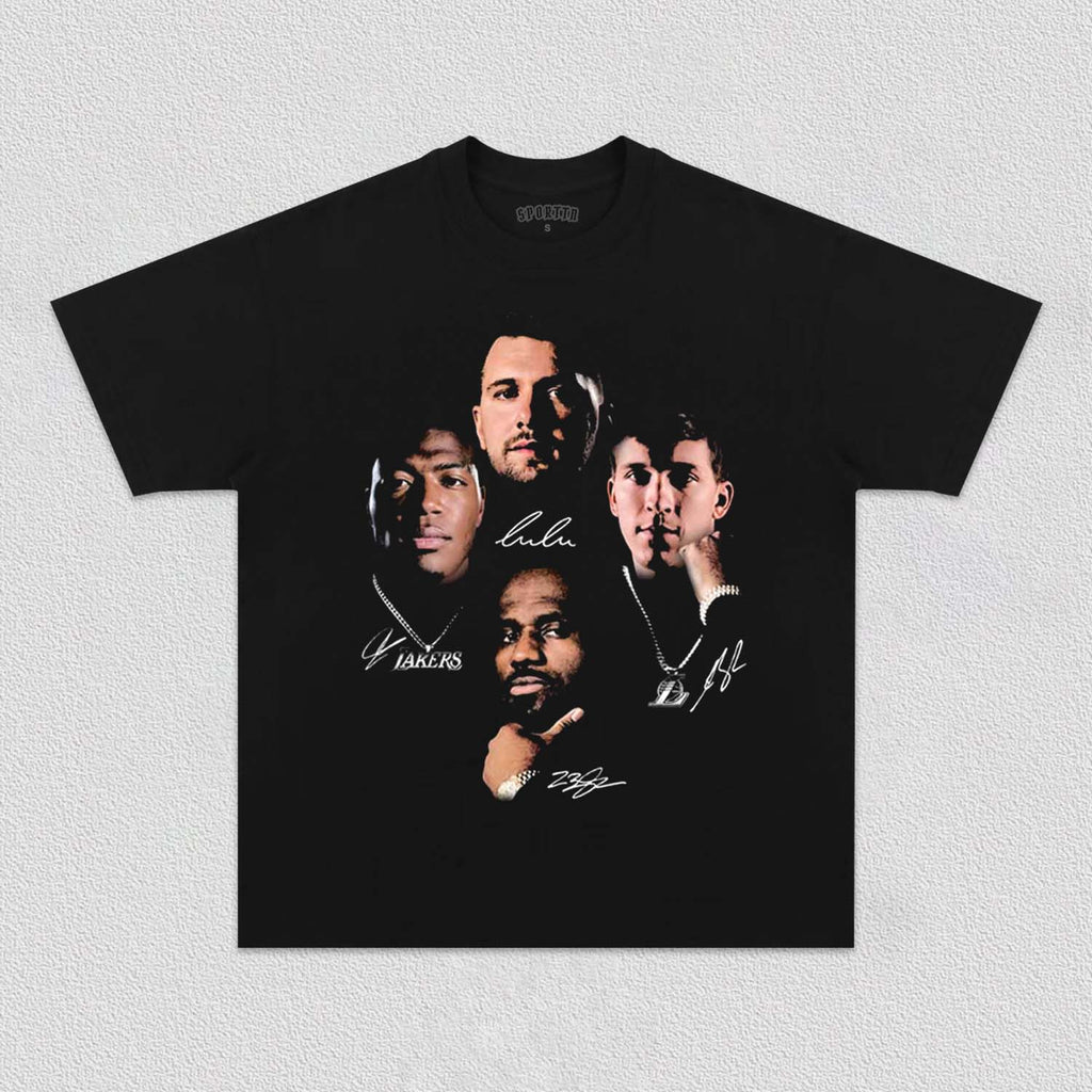 LUKA & JAMES & AUSTIN & RUI LAKERS TEE Hoodie, Sweatshirt | ZylaModa.com (Image 3)