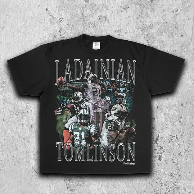 LaDainian Tomlinson Tee | Vintage Tee | Men's Graphic T-Shirt | Gift For Fan Hoodie, Sweatshirt | ZylaModa.com