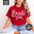 Lace Bride Shirt Gildan, Bridal Coquette Lace Bow Women's Tee, Cute Women's Tshirt Plus Sizes Hoodie, Sweatshirt