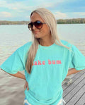 Lake Bum Shirt, Comfort Colors t-shirt, Summer Shirt, Lake T-shirt, Unisex Cotton Casual Shirt Fabric Top Womenswear...