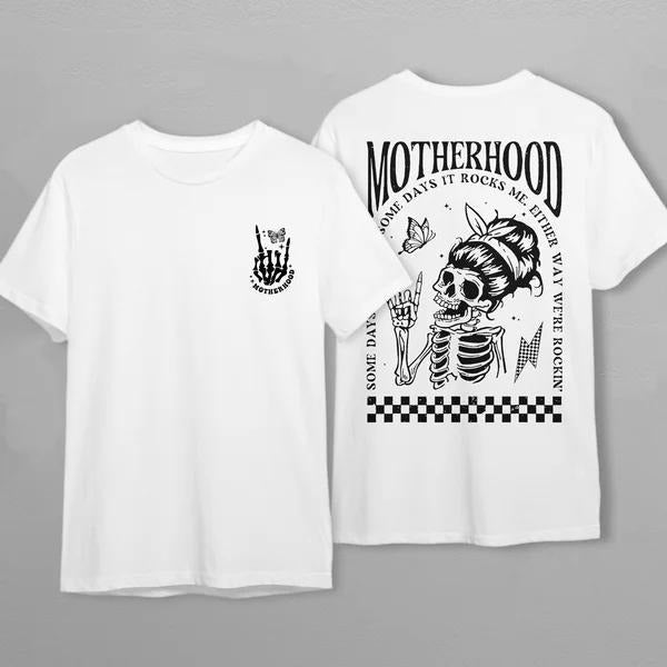 Latarshia Grant Store Motherhood Rocker Mom Everyday Wear T-Shirt Hoodie, Sweatshirt | ZylaModa.com