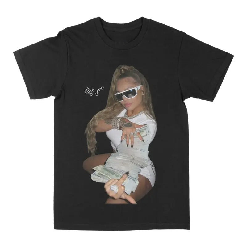 Latto "Racked Up" Graphic Tee Hoodie, Sweatshirt | ZylaModa.com