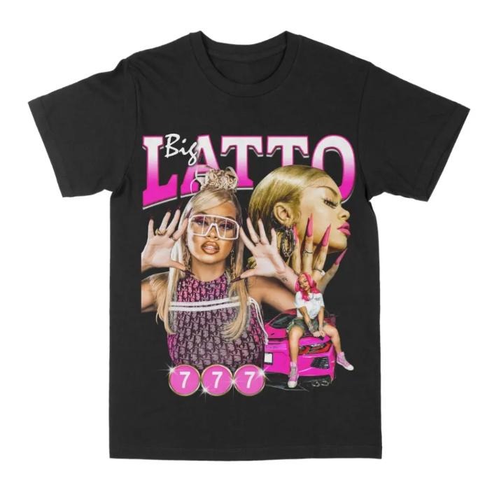Lattooo Black Graphic Tee Hoodie, Sweatshirt | ZylaModa.com