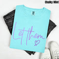 Lavender Let Them PUFF Comfort Colors T-Shirt Hoodie, Sweatshirt | ZylaModa.com