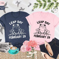 Leap Year February 29 Shirt, Leap Year Shirt, Frog Shirt, February Birthday, 2024 Hoodie and Sweater; T-shirt Cotton...