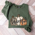 Leopard Pumpkin Sweatshirt,Pumpkin Season Sweater,Thanksgiving Tshirt,Halloween Shirt,Fall Apparel Hoodie | ZylaModa.com