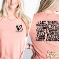 Let Them Misunderstand You Shirt, Positive Shirt, Inspirational Shirt, Motivational Shirt, Self Love, Funny Mom Gift,...
