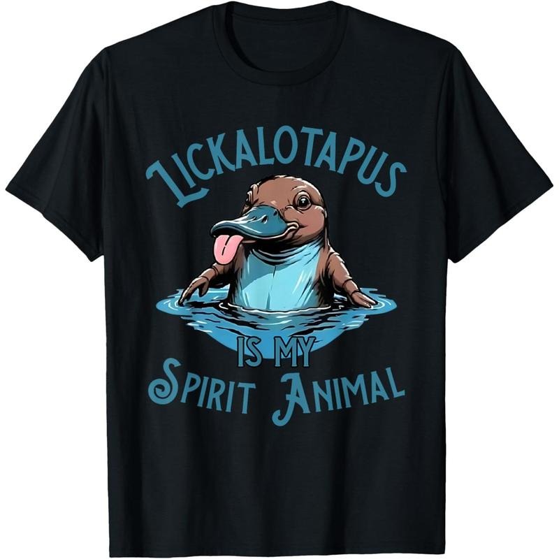 Lickalotapus Is My Spirit Animal Meme Funny Lickalotapus T-Shirt made in usa Hoodie, Sweatshirt | ZylaModa.com