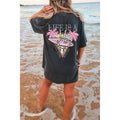 Life Is A Beach Make Some Waves Oversized Tshirt Surfing Skeleton Shirt Shirt Graphic Tees For Women Boho Tee Hoodie,...