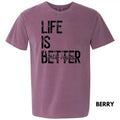 Life Is Better Comfort Colors T-Shirt 'NLB' Hoodie, Sweatshirt | ZylaModa.com