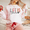 Life Short Make it Sweet Sweatshirt, Tshirt quote  Hoodie and Sweater; T-shirt Cotton Menswear Polyester Tops Polyester...