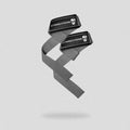 Lifting Straps | Premium Padded Weightlifting Straps - Gray T-Shirts, Hoodie, Sweatshirt | ZylaModa.com