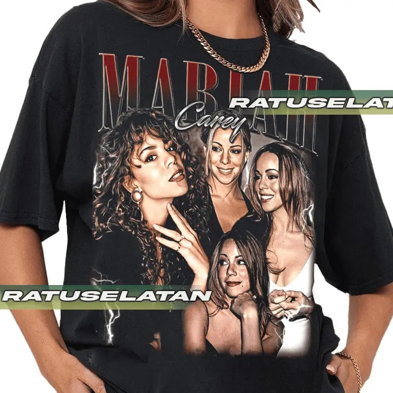 Limited Mariah Carey Vintage Shirt, Gift For Woman And Man Unisex T-Shirt, Unisex Cotton Graphic Tee Shirt Sweatshirt,...