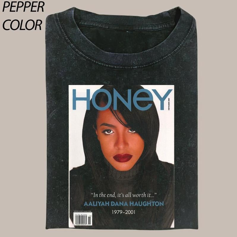 Limited Vintage Comfort Colors Aaliyah T-shirt, Gift For Women and Man Unisex T-Shirt Hoodie, Sweatshirt | ZylaModa.com