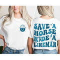Lineman Wife Shirt Funny Lineman Shirt Save A Horse Ride A Lineman Shirt Wifey Shirt Gift For Wife Funny Wife Shirt...