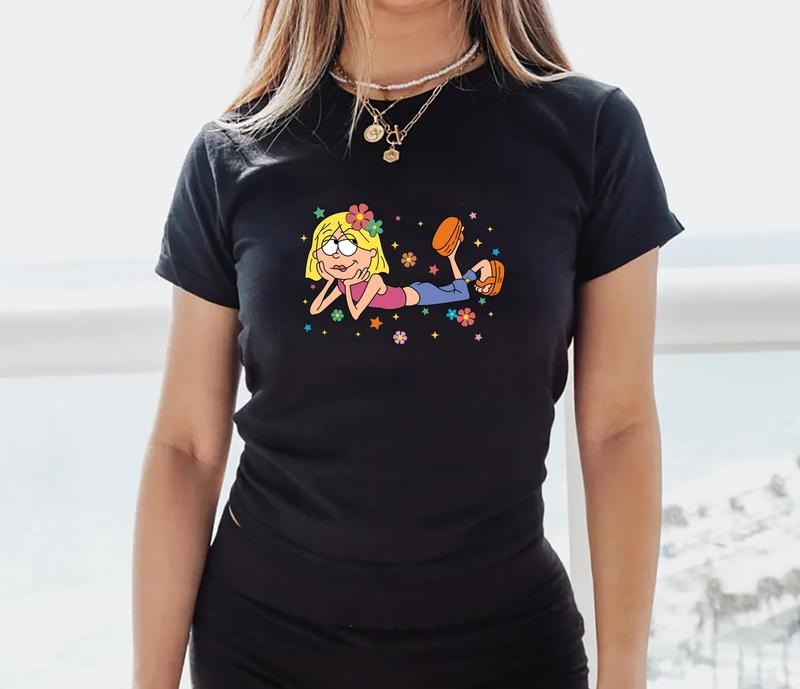 Lizzie McGuire Baby Tee, Funny Cartoon Character Baby Tee, Cute Lizzie Baby Tee Hoodie, Sweatshirt | ZylaModa.com