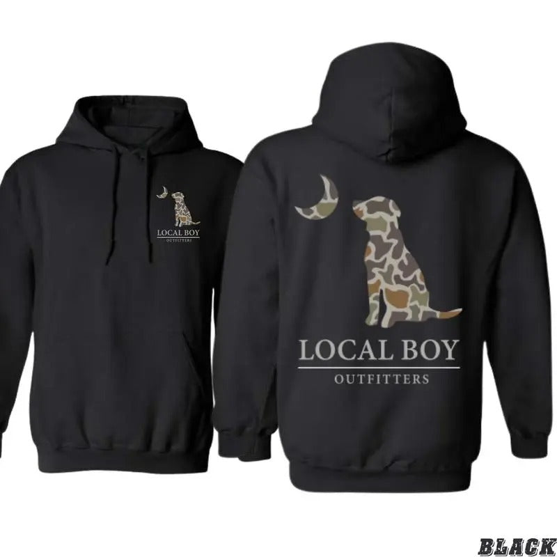 Local Boy Outfitters Camo Dog Hoodie, Classic Outdoor Design Perfect for Hunting, Casual Wear Comfortable and Durable...