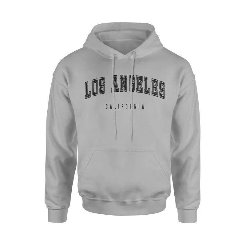 Los Angeles California Unisex Classic Hoodie Sweatshirt Cotton Fabric T-Shirts | ZylaModa.com