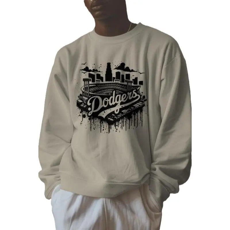 Los Angeles Dodgers sweater Unisex Heavy Blend Crewneck Sweatshirt, fan gift, Baseball team apparel, LA sports clothing...