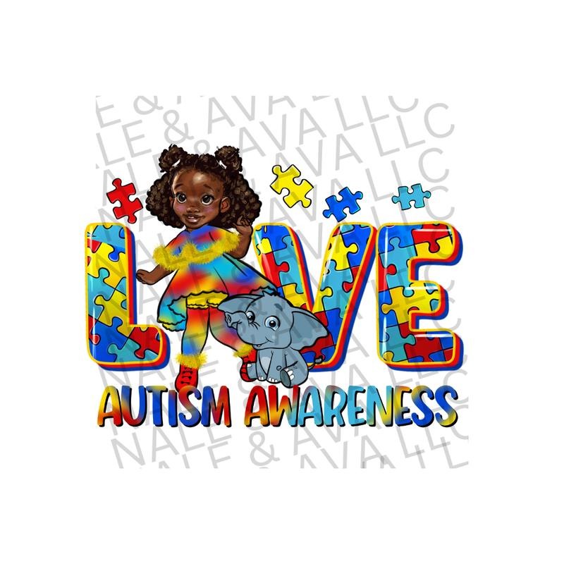 Love Autism Awareness DTF Transfer T-Shirts, Hoodie, Sweatshirt | ZylaModa.com