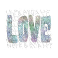 Love Faux Sequin DTF Transfer T-Shirts, Hoodie, Sweatshirt | ZylaModa.com