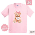 Love Teddy Bear Kids Shirt - Valentine's Day Children's Tshirt - Cute Youth Tee Gildan Hoodie, Sweatshirt | ZylaModa.com