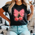 Love You Cherry Much T-Shirt, Valentine Coquette Shirt, Coquette Heart Tee, Valentines Day Gift Tee, Love Short Sleeve,...