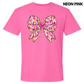Love You Heart Bow Comfort Colors T-Shirt Hoodie, Sweatshirt | ZylaModa.com