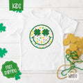 Lucky Charm Smiley St Patrick Kids Shirt - St Patrick's Day Children's Tshirt
