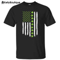 Lucky Clovers USA Flag Irish St Patrick's Day Graphic Printed Unisex Classic Cotton T-shirt Sweatshirt Hoodie | ZylaModa.com